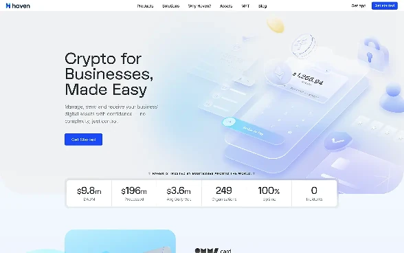 Haven website design