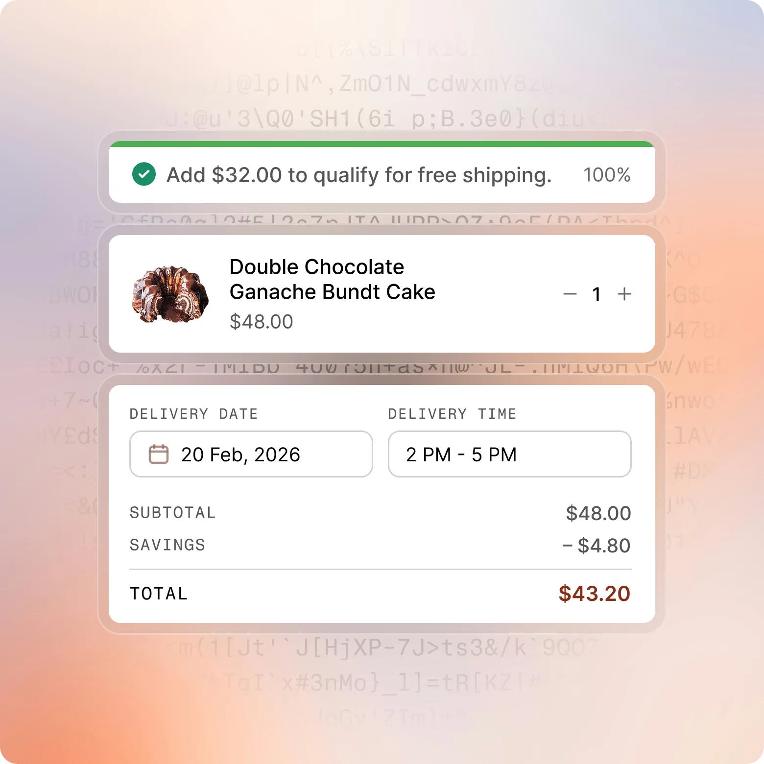 Shopify Checkout page components
