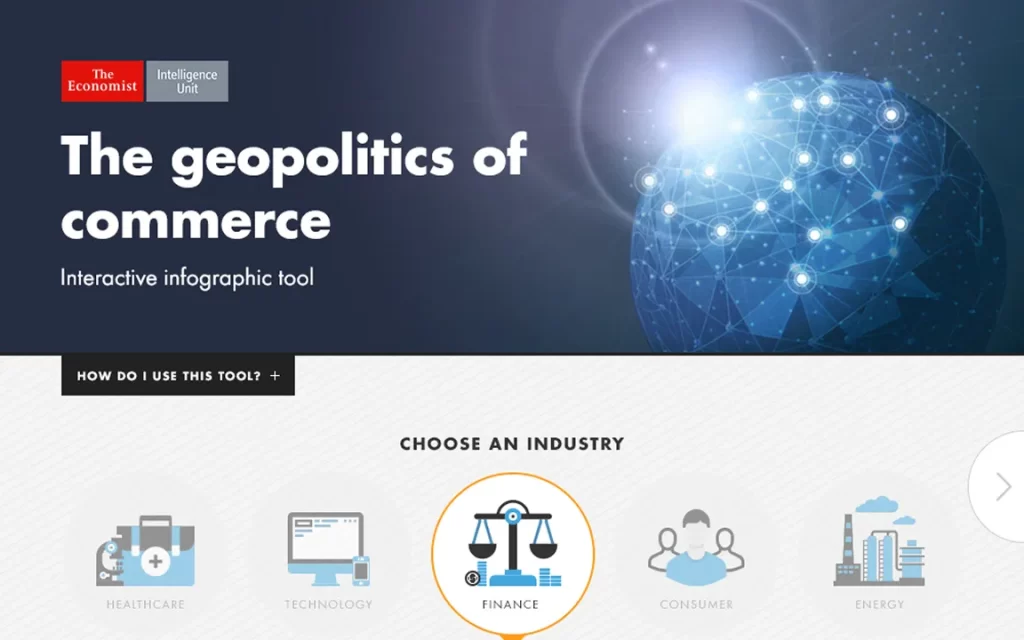 The Economist: The Geopolitics of Commerce Microsite
