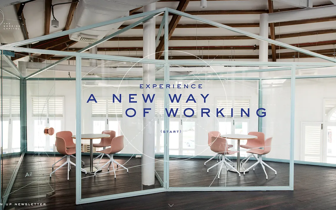 The Working Capitol WordPress website